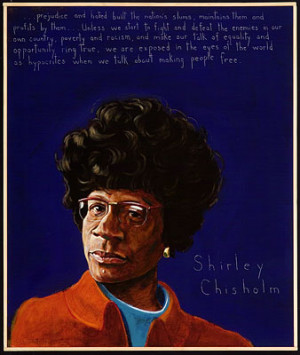US Postal Service Selects Shetterly Portrait for Shirley Chisholm ...