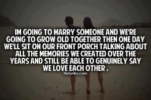 ... we created over the years and still be able to genuinely say we love