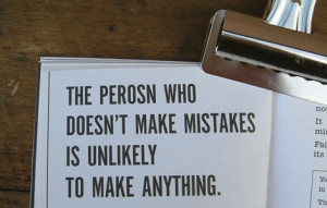 makes mistakes