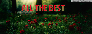 ALL THE BEST Profile Facebook Covers