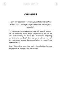 Staying Strong book 10th January