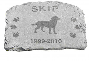 cat pet memorial stones