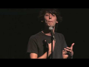 Phil Kaye, of Project V.O.I.C.E., performs his spoken word poem 