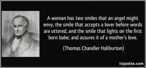 woman has two smiles that an angel might envy, the smile that ...