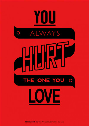 25 Creative Posters With Memorable Quotes From Music Lyrics