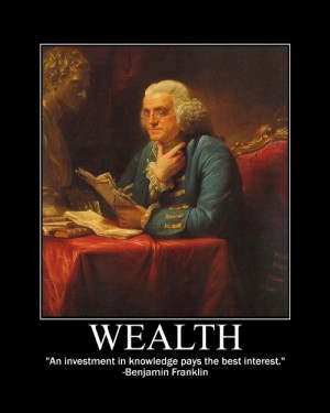 Benjamin Franklin on knowledge