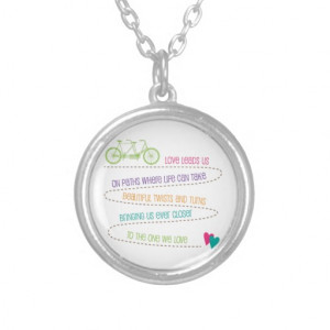 Cute Love Quote Gift Idea for Couple Jewelry