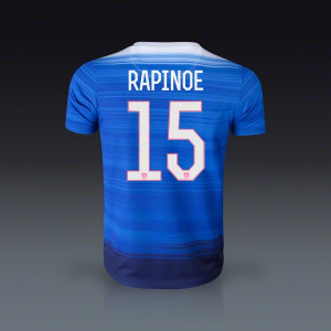 Megan Rapinoe USA Youth Away Jersey 2015