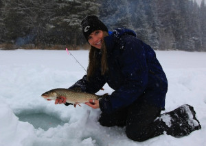 Rebekka Redd Ice Fishing