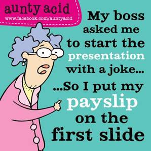 Friday Funnies #32 Fanny Green – Aunty Acid