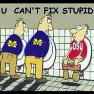 Go blue!!! #beatohio #pintowin