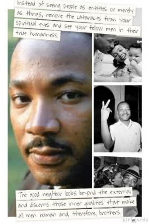 Paying respect where respect is due. Martin Luther King, Jr. gave us ...