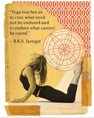 95th Birthday to B.K.S. Iyengar! Here's one of our favorite quotes ...