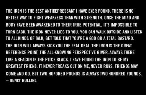 Henry Rollins speaking some words of wisdom.