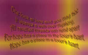 ... song lyric quotes in text image hope has a place enya quote wallpaper