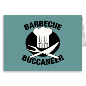 BBQ Buccaneer Greeting Card