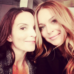 It's Mini Mean Girls Reunion! Tina Fey and Lindsay Lohan Take a Selfie