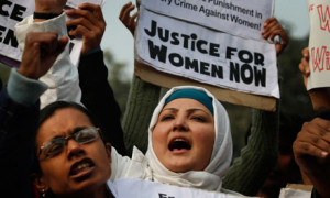 Indian women protest against the gang-rape of a young woman in New ...