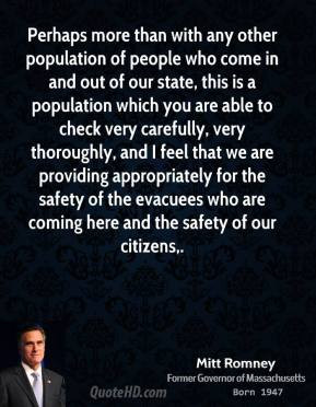 Perhaps more than with any other population of people who come in and ...