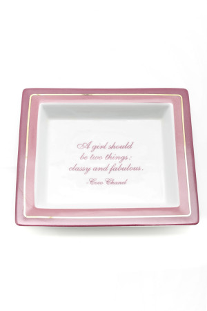 Home & Gifts Gifts & Things Coco Chanel Quote Tray