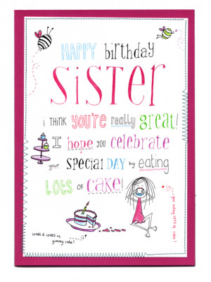 Half Sister Birthday Poems