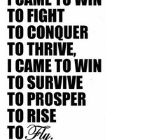Winning Quotes I came to win