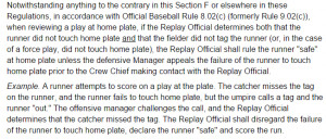 looked it up on MLB’s replay rules website (section V, subsection ...