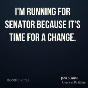 John Sununu - I'm running for senator because it's time for a change.