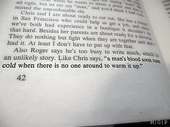 Go Ask Alice (MikaylaGurmenPhotography) Tags: reading blood quote ...