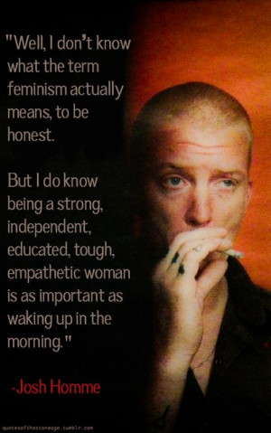 Josh Homme--one more reason to LOVE this man. 