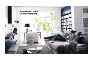 The 2014 IKEA Catalog, Edited With Absurd And Existential Quotes