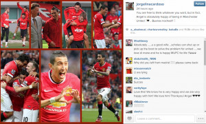 Angel Di Maria is “absolutely happy” at Man United, wife confirms