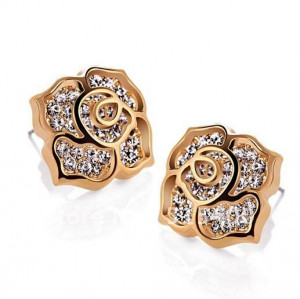 Most beautiful stud earrings for girls-free-shipping-fashion-alloy ...