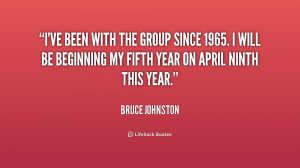 ve been with the group since 1965. I will be beginning my fifth year ...