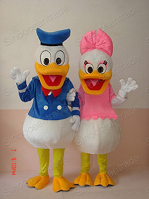 Donald Duck and Daisy Duck Mascot Costumes