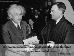 Einsteins Advice Abstract Positive Thinking Albert Einstein Quote