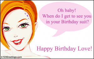 sensational way to wish your boyfriend or spouse on his birthday.