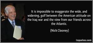 ... Iraq war and the view from our friends across the Atlantic. - Nick