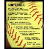 Softball Wall Decal Fastpitch It's A Girl Thing Inspirational Quotes ...