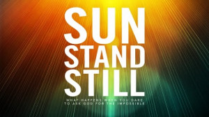 Sun Stand Still