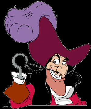villain captain hook movie peter pan role captain of the jolly roger ...