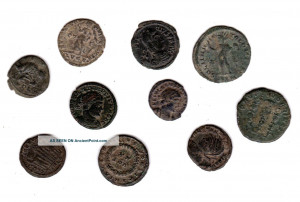 Recorded Roman Coins Found