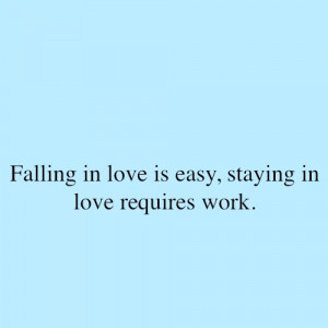 Love is hard work
