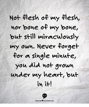 Flesh Of My Flesh Bone Of My Bone Not flesh of my flesh,