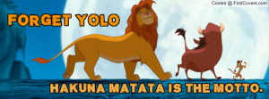 Lion King; The Motto; Hakuna Matata cover