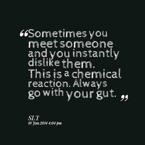 go with your gut