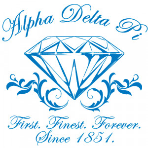 Alpha Delta Pi, Established 1851, Sorority Symbol, T-Shirt, *All ...