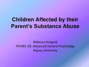 Children Affected By Their Parent’S Substance Abuse