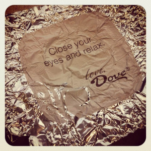 Dove Chocolate Quotes
