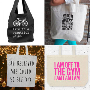Motivational Tote Bags